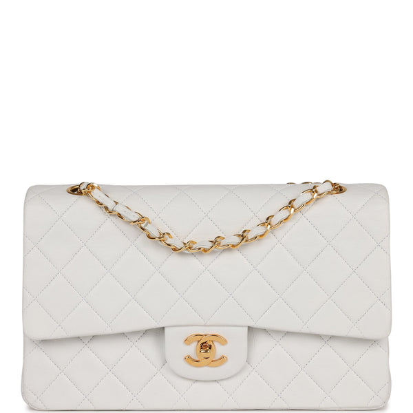 Chanel bag on a white background